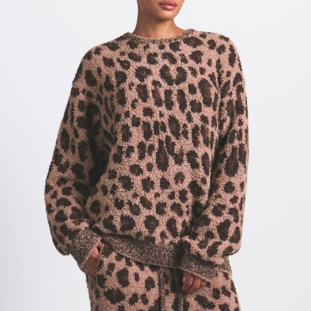 Skims Cozy Oversized Crewneck Pullover